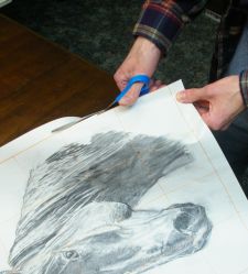 Trimming the margins off a charcoal pattern