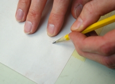 Marking a corner